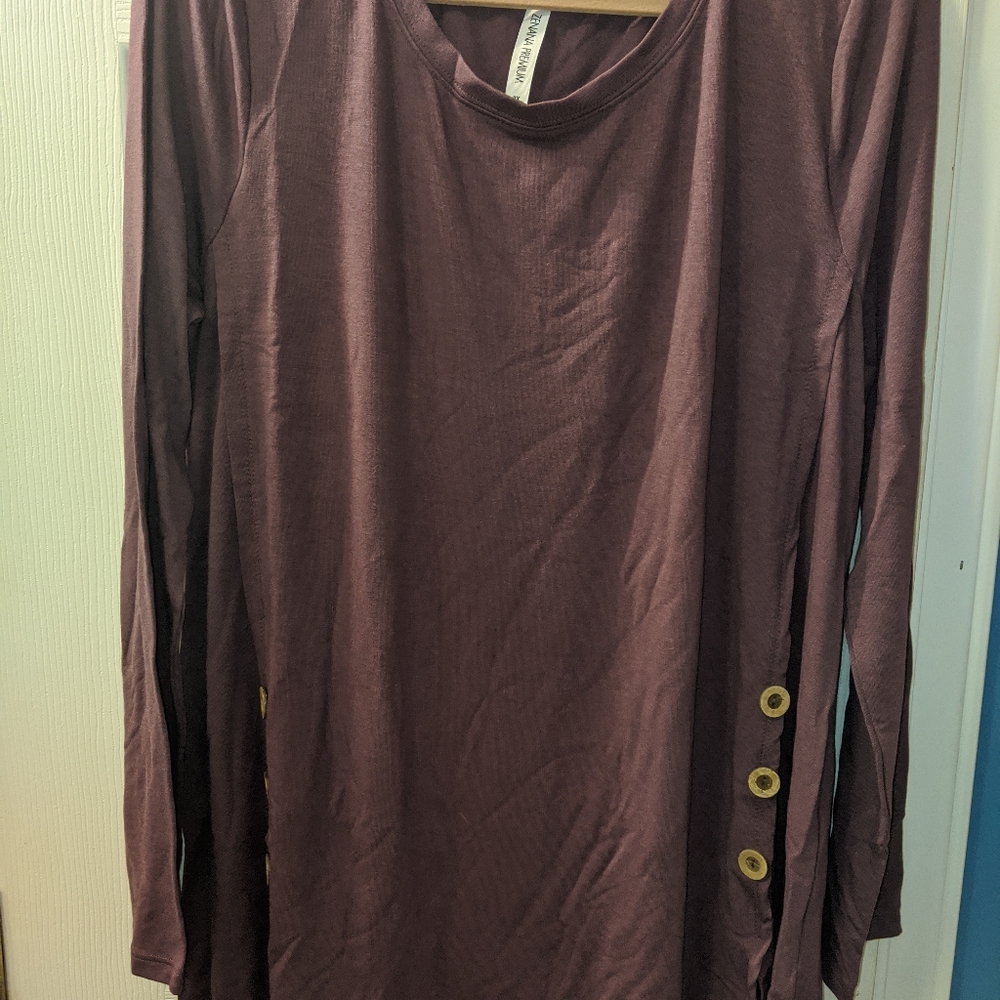 Women's zenana premium long sleeve shirt